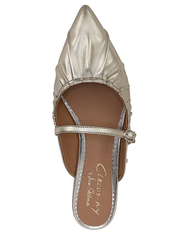 Circus Ny by Sam Edelman Women's Larissah Pleated Slip-On Mules
