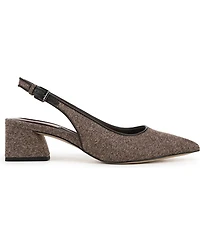 Franco Sarto Women's Racer Pointed Toe Block Heel Slingback Pumps