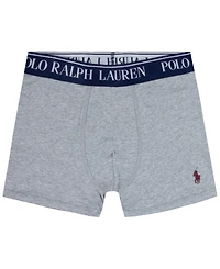 Polo Ralph Lauren Big Boys Cotton Stretch Boxer Briefs 3-Pack