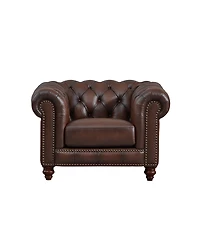 Alton Bay 46" Top Grain Leather Chair
