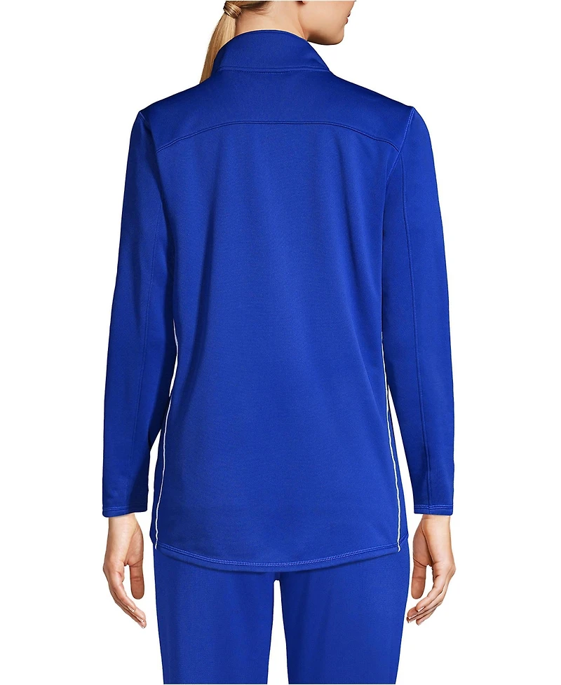Lands' End Women's School Uniform Active Track Jacket
