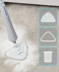 True & Tidy Complete Floor Cleaning Set with Steam Mop and Spray Mop