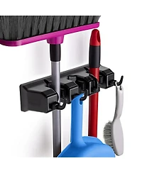 Wall Mount Mop Holder and Broom Hanger ( Slots