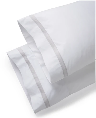 Sferra Estate Woven Cotton Pillowcase Pair, King