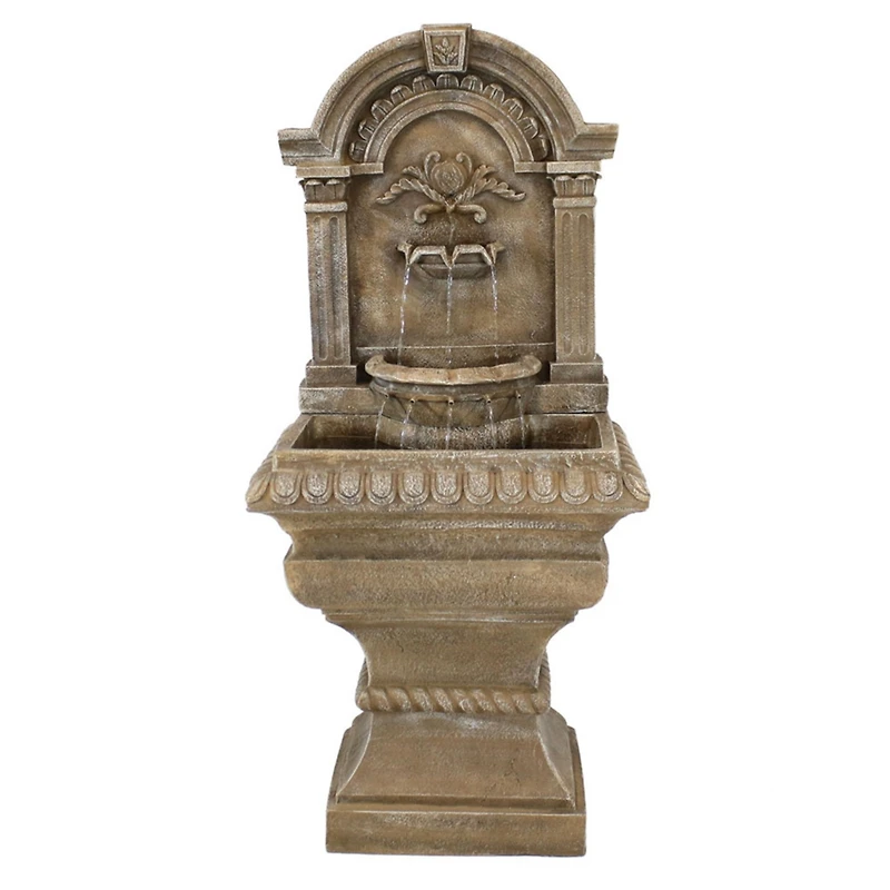 51"H Electric Polyresin Ornate Lavello Outdoor Water Fountain