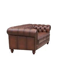 Alton Bay 91" Top Grain Leather Sofa Couch