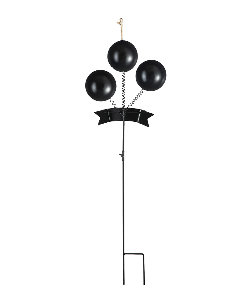 Glitzhome 35.25"H Halloween Metal "Welcome" Spring Eyeballs Yard Stake