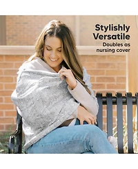 KeaBabies Warmzy Baby Car Seat Cover, Universal Stretch Fit Infant Carseat Covers for Babies, Winter Canopy