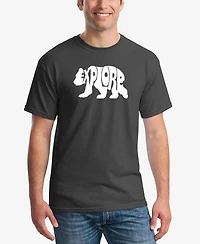 La Pop Art Explore - Men's Word T-Shirt