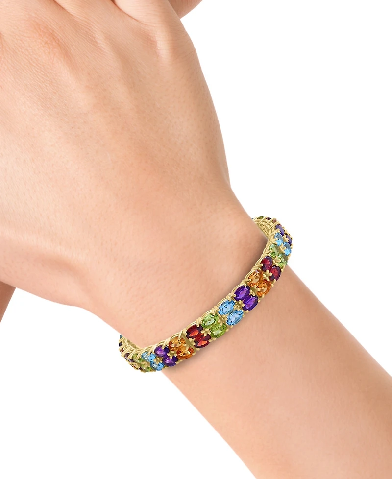 Effy Amethyst Tennis Bracelet (25-1/3 ct. t.w.) in Sterling Silver. (Also available in Citrine & Blue Topaz)