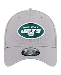 New Era Men's Gray York Jets Active 39thirty Flex Hat