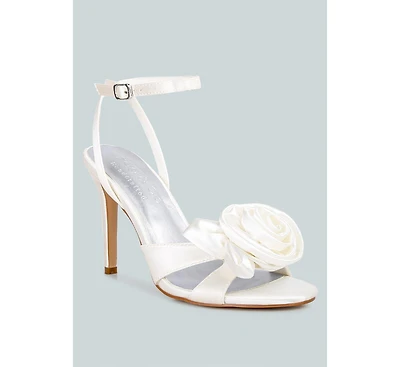 Chaumet Rose Bow Embellished Sandals Women