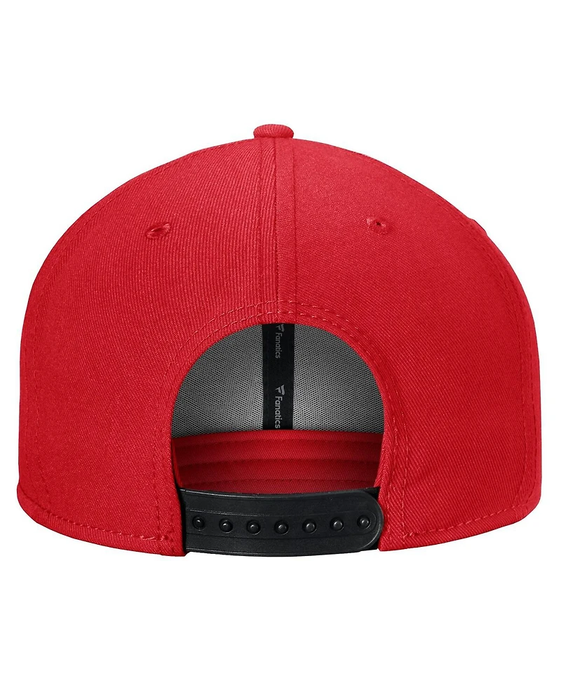 Fanatics Branded Men's Red Chicago Blackhawks Fundamental Adjustable Hat