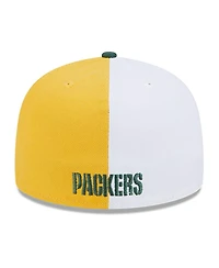 New Era Men's Gold/Green Green Bay Packers 2023 Sideline 59Fifty Fitted Hat
