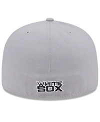 New Era Men's Black/Gray Chicago White Sox Gameday Sideswipe 59Fifty Fitted Hat