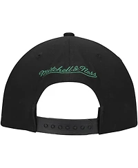 Mitchell Ness Men's Black New Jersey Devils Core Team Script 2.0 Snapback Hat