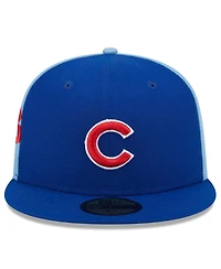 New Era Men's Royal/Light Blue Chicago Cubs Gameday Sideswipe 59Fifty Fitted Hat