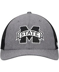 47 Brand Men's Charcoal Mississippi State Bulldogs Carbon Trucker Adjustable Hat