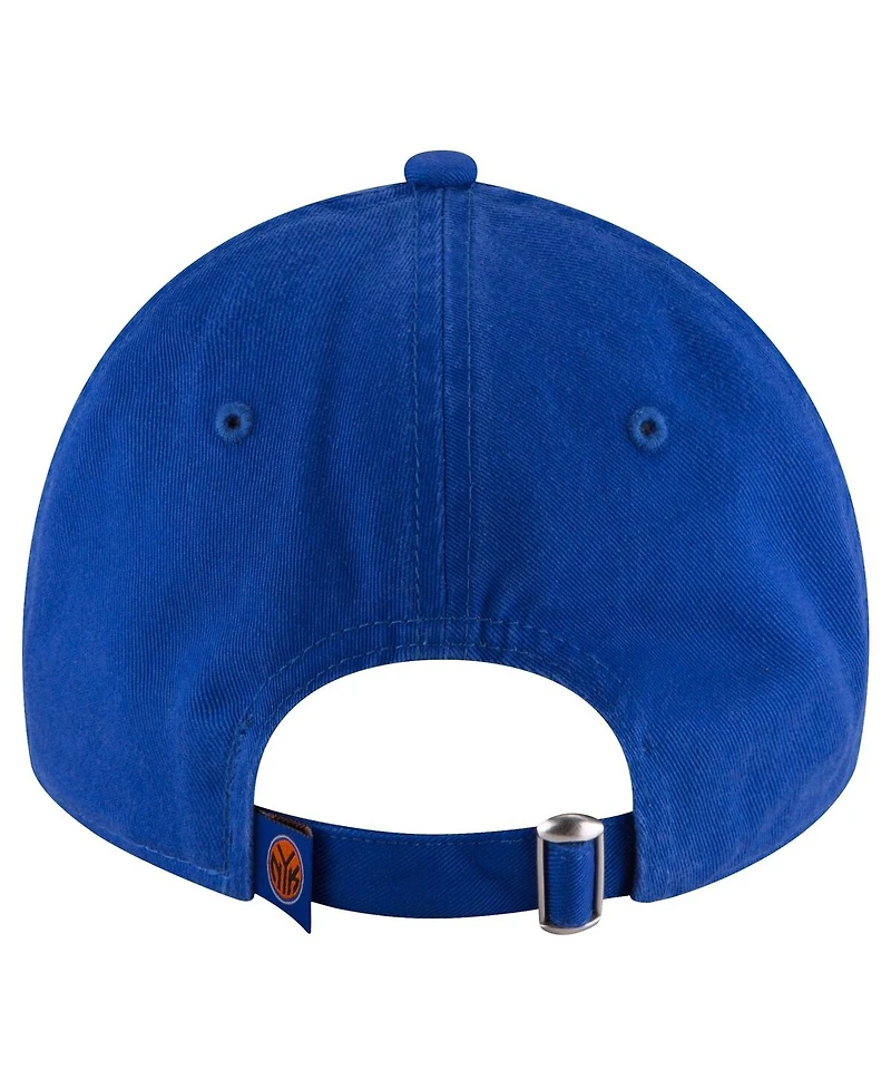 New Era Men's Royal New York Knicks Team 2.0 9twenty Adjustable Hat