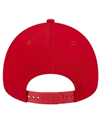 New Era Men's Red Cincinnati Reds Team Color A-Frame 9forty Adjustable Hat