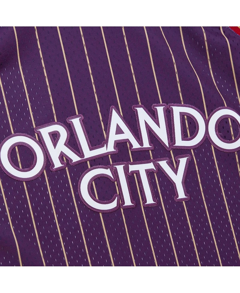 Mitchell Ness Men's Purple Orlando City Sc 10th Anniversary Swingman Basketball Jersey