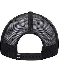 Quicksilver Men's Black Groundswell Trucker Snapback Hat