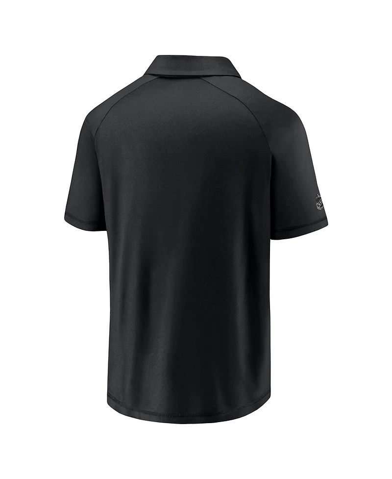Fanatics Branded Men's Black Boston Bruins Authentic Pro Logo Polo