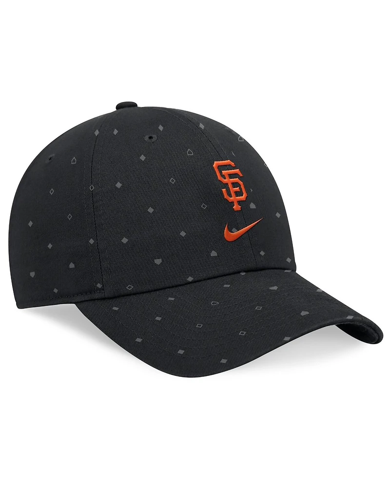 Nike Men's Black San Francisco Giants Primetime Print Club Adjustable Hat