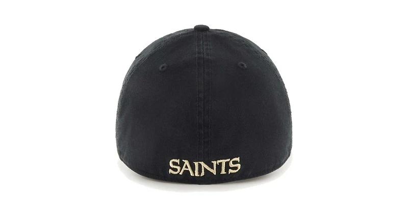 47 Brand Men's Black New Orleans Saints Franchise Logo Fitted Hat