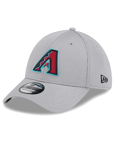 New Era Men's Gray Arizona Diamondbacks Active Pivot 39Thirty Flex Hat