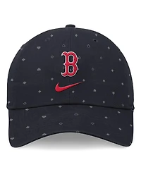 Nike Men's Navy Boston Red Sox Primetime Print Club Adjustable Hat