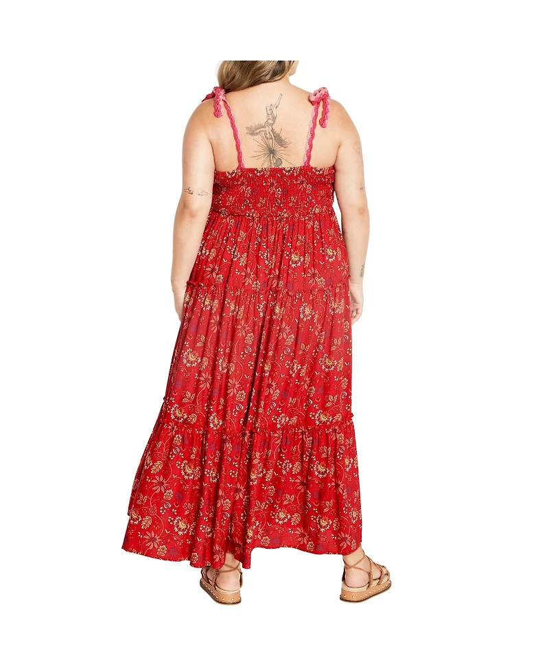 City Chic Plus Candice Maxi Dress