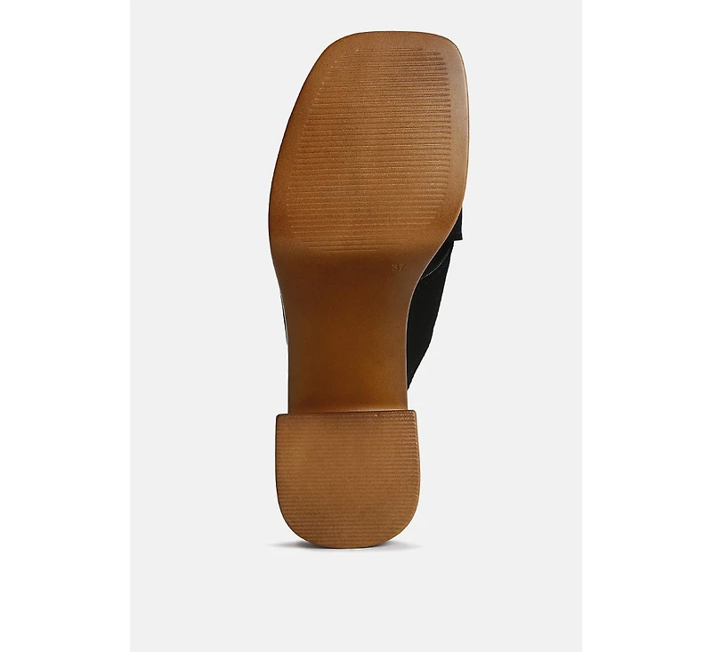 Matrix Womens Criss Cross Strap Block Heel Sandals