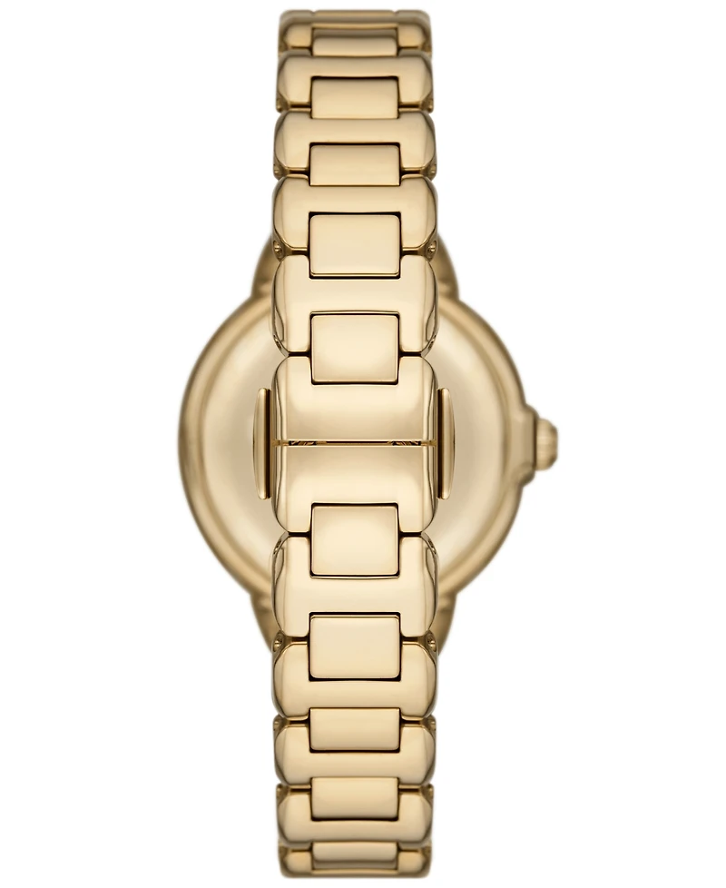 Emporio Armani Women's Gold-Tone Stainless Steel Bracelet Watch 32mm