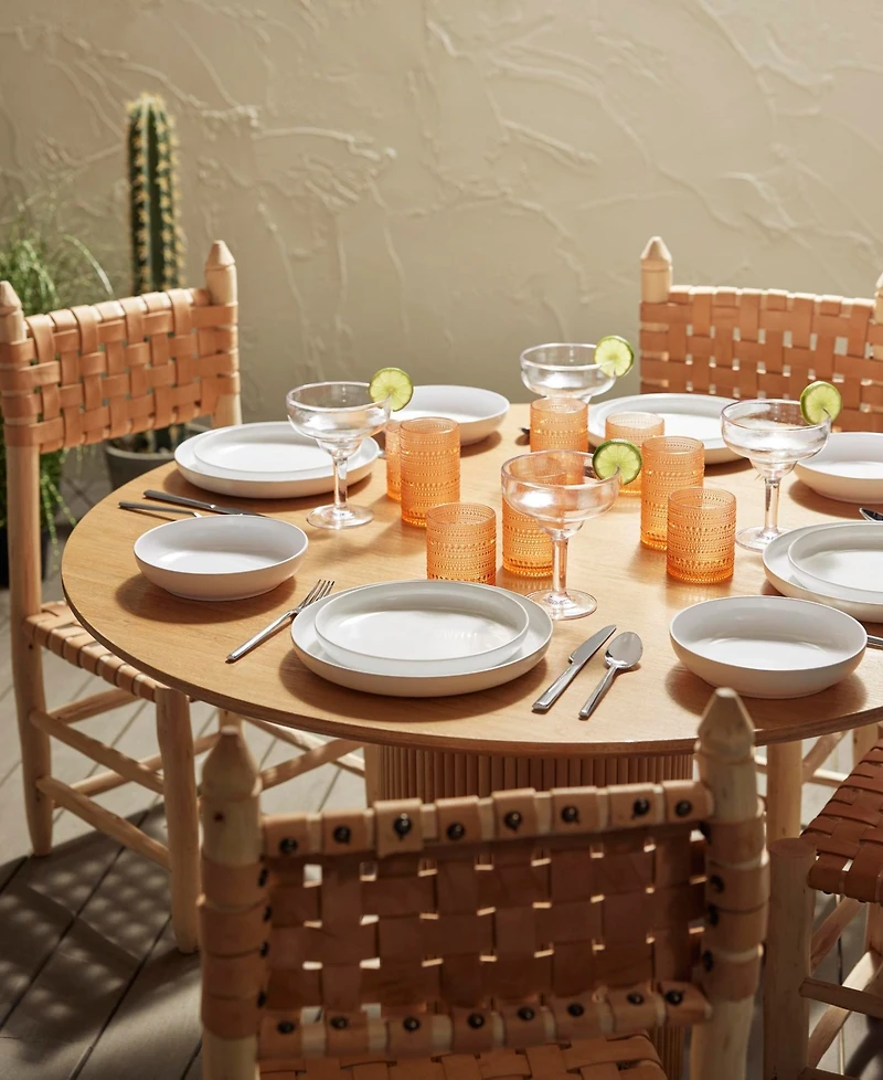 Fortessa Orbetto Outdoor Iced Beverage Glasses 13 Oz, Set of 4