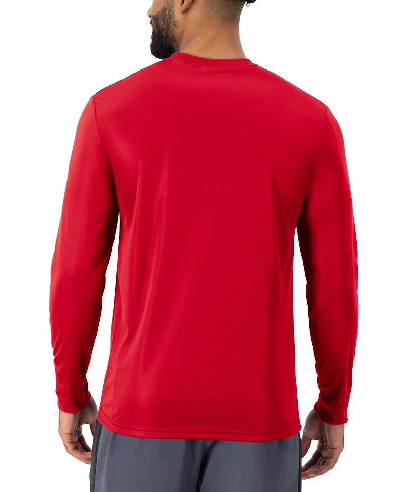 Hanes Sport Men's Cool Dri Performance Long Sleeve T-Shirt, 2-Pack
