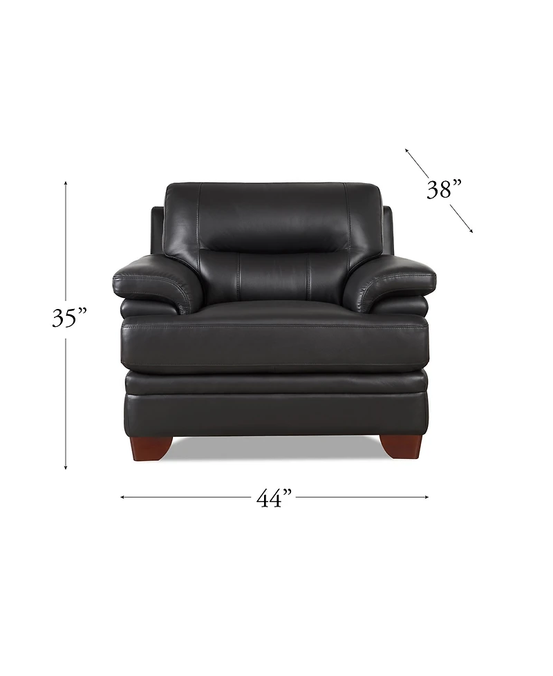 Luxor 44" Top Grain Leather Chair