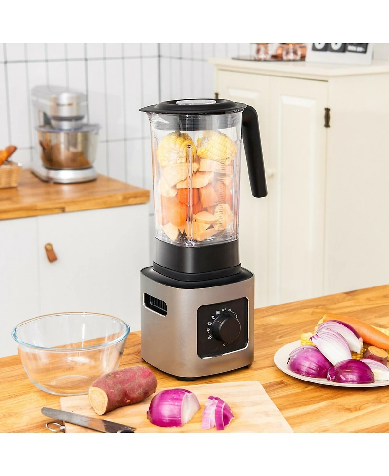 1500W Countertop Blender with 5 Speeds, 5 Presets, and 68oz Tritan Jar
