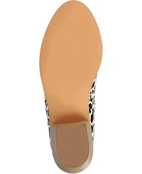 Journee Collection Women's Rebel Zipper Stacked Heel Booties