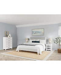 Catriona 3pc Bedroom Set (King Upholstered Bed, Chest & Open Nightstand), Created for Macy's