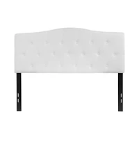 Arched Full Button Tufted Upholstered Headboard