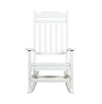 Merrick Lane Set Of 2 Hillford Poly Resin Indoor/Outdoor Rocking Chairs