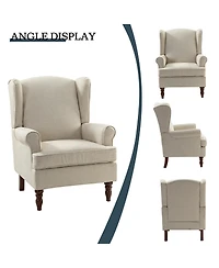 Escanor Traditional Armchair with Pattern Design for Living Room