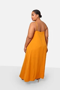 Rebdolls Women's Plus Size Iman Maxi Slip Dress