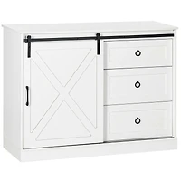 Homcom Farmhouse Kitchen Buffet Cabinet with Storage,