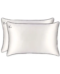Slip 2-Pc. Pure Silk "Just Married" Queen Pillowcase Set