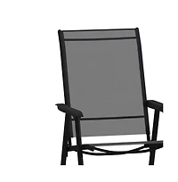 Outdoor Folding Patio Sling Chair / Portable (2 Pack)