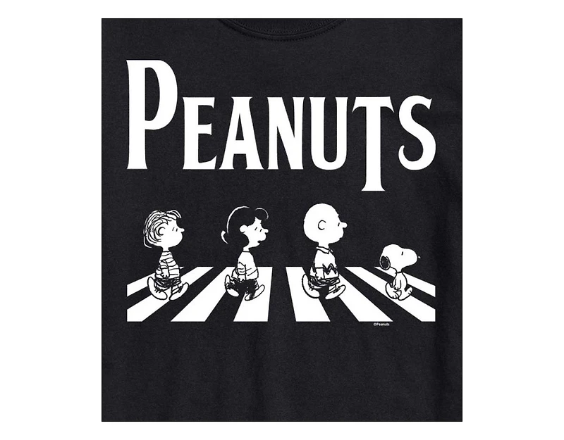 Hybrid Apparel Peanuts Crossing Road Mens Short Sleeve Tee