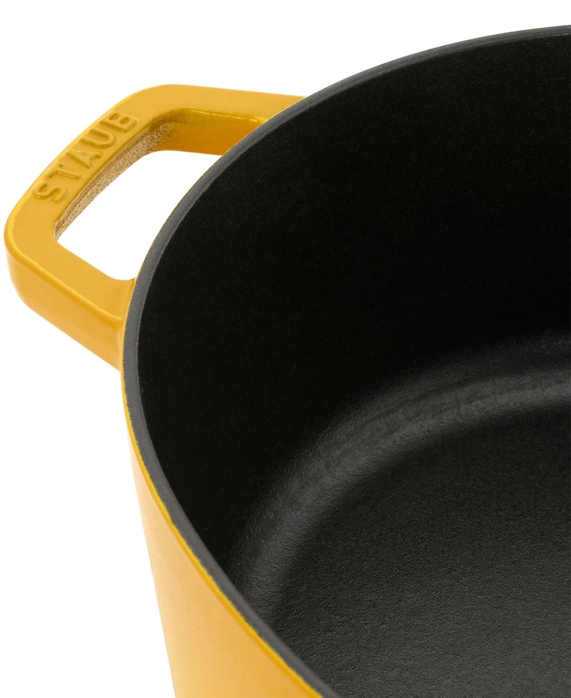 Staub Cast Iron 6.25qt Wide Oval Dutch Oven