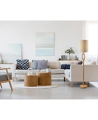 Adesso 61" Wood Mayfair Floor Lamp